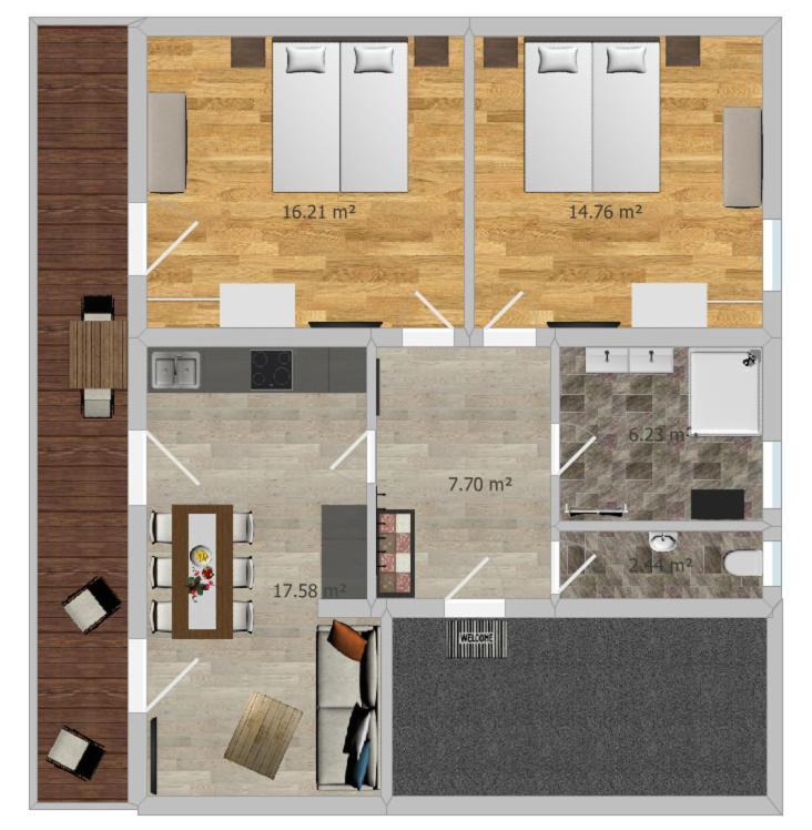 Mei Puite Appartements แลร์มอส ภายนอก รูปภาพ